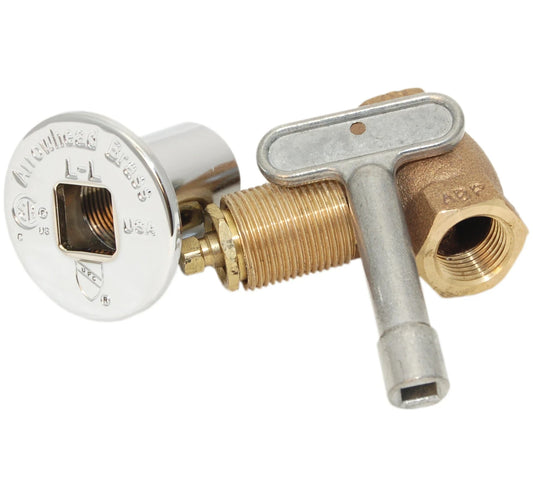 Fire Magic AV-30 Straight Gas Line Valve with Key