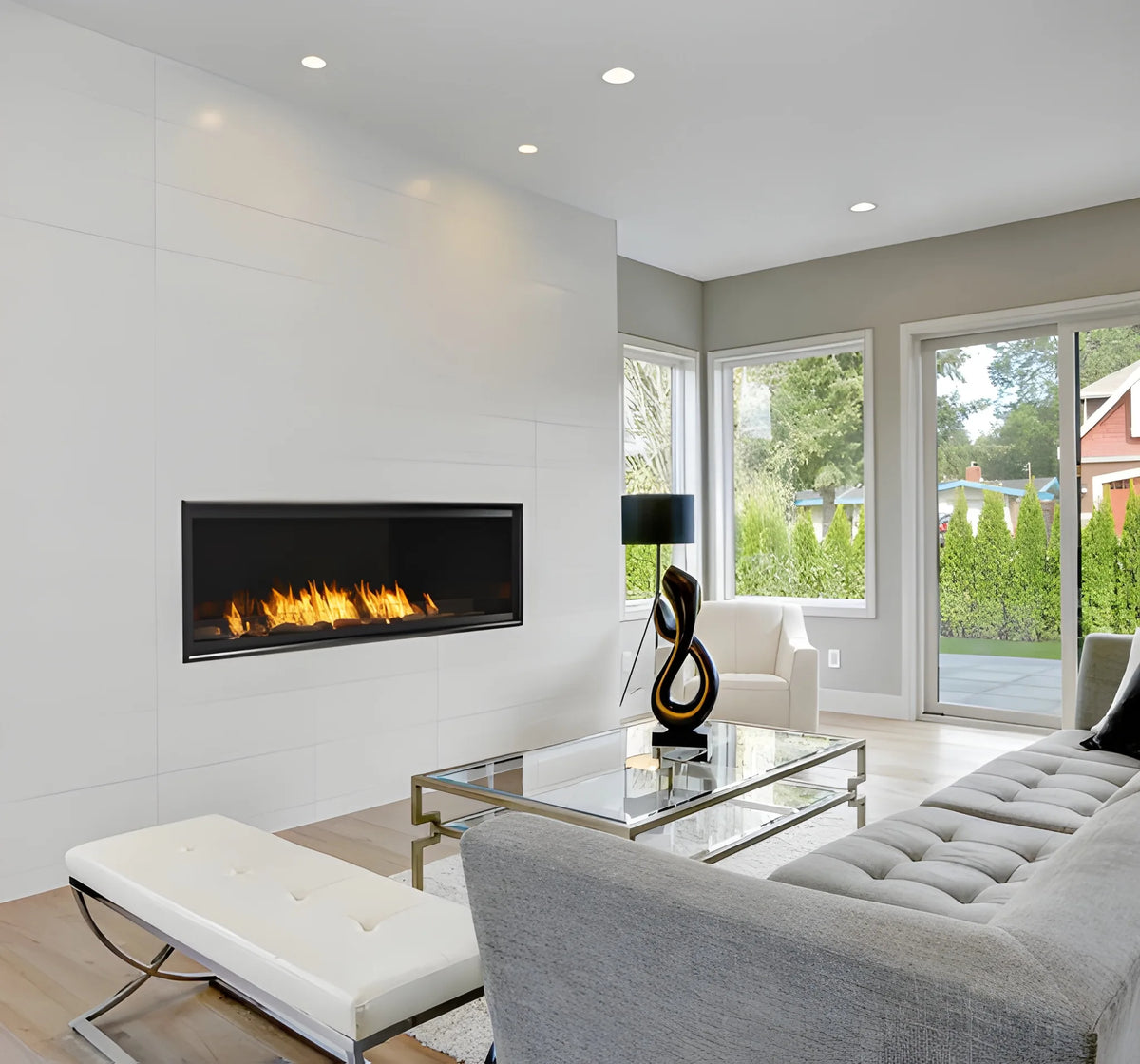 Monessen Artisan 60" Vent Free Natural Gas Linear Fireplace with IPI Plus Ignition