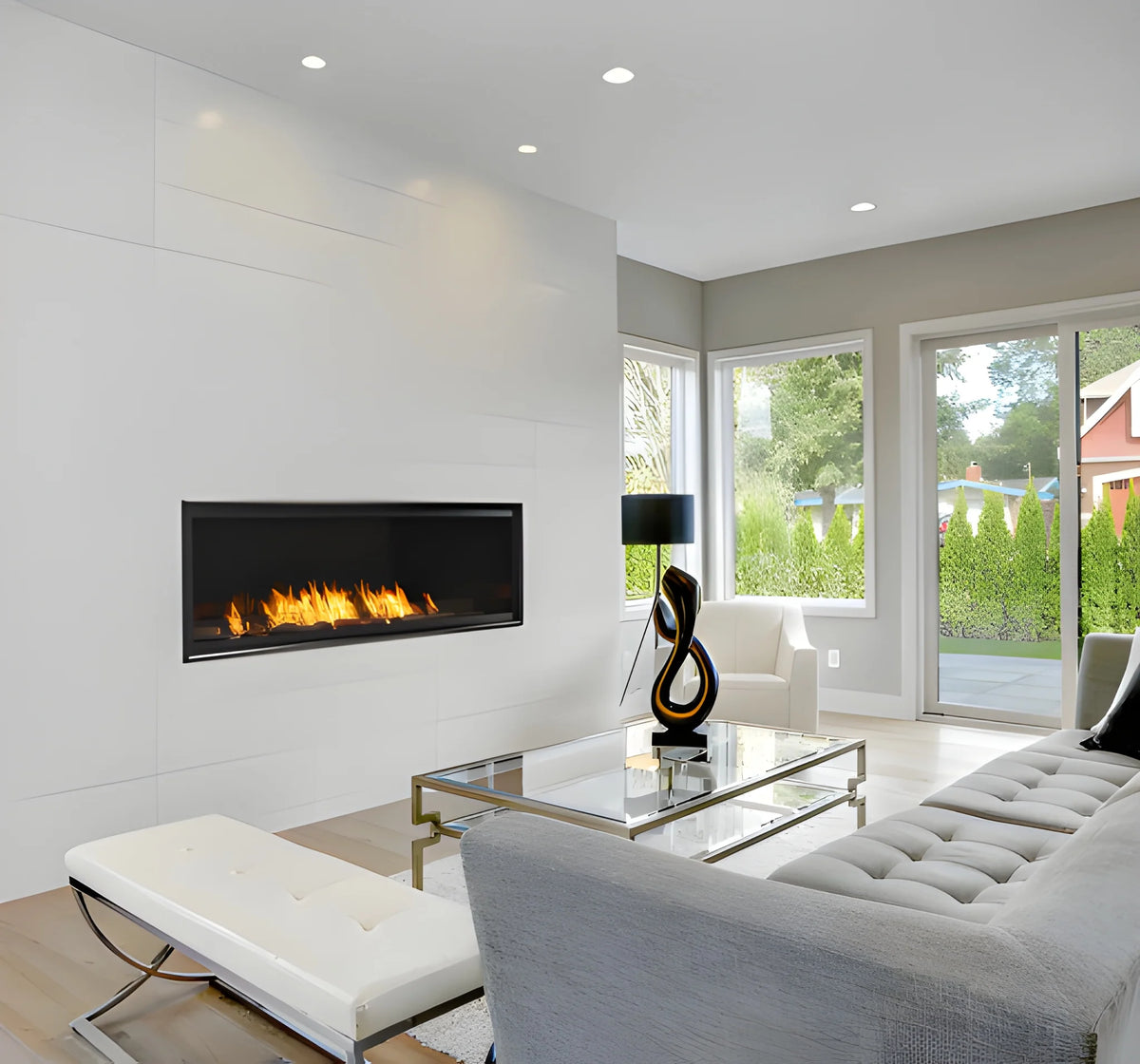 Monessen Artisan 42" Vent Free Liquid Propane Linear Fireplace with IFT Ignition