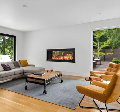 Monessen Artisan 48" Double-Sided See Through Vent Free Natural Gas Linear Fireplace with  IntelliFire Plus Ignition