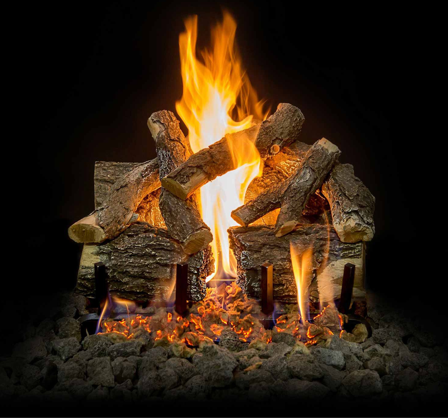 Grand Canyon Arizona Weathered Oak Charred Indoor/Outdoor Vented Gas Log Set (Logs Only)