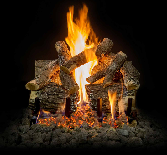 Grand Canyon Arizona Weathered Oak Charred Indoor/Outdoor Vented Gas Log Set (Logs Only)