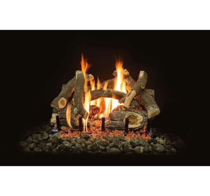 Grand Canyon Arizona Weathered Oak Charred Indoor/Outdoor See-Through Vented Gas Log Set (Logs Only)