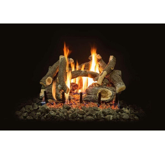 Grand Canyon Arizona Weathered Oak Charred Indoor/Outdoor See-Through Vented Gas Log Set (Logs Only)