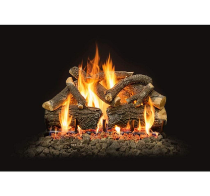Grand Canyon Arizona Weathered Oak Charred Indoor/Outdoor See-Through Vented Gas Log Set (Logs Only)