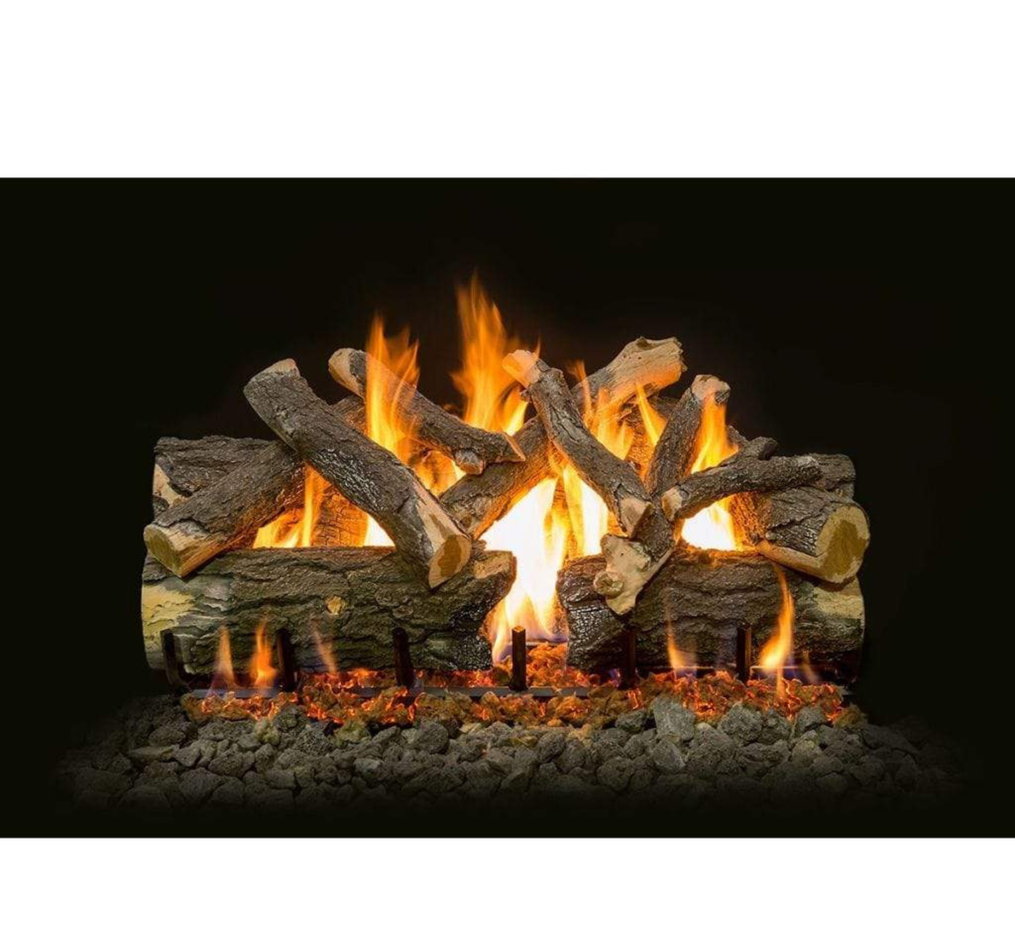 Grand Canyon Arizona Weathered Oak Charred Indoor/Outdoor See-Through Vented Gas Log Set (Logs Only)