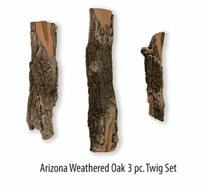 Grand Canyon Arizona Weathered Oak - 3 Pcs Twig Set Fire Media