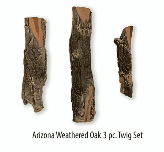 Grand Canyon Arizona Weathered Oak - 3 Pcs Twig Set Fire Media