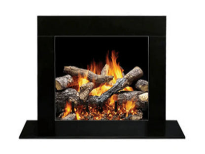Majestic MBBGMS1PK1 Set 1 Single Pack Absolute Black Granite Stone Surround