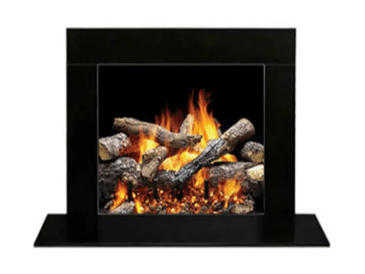Majestic MBBGMS1PK1 Set 1 Single Pack Absolute Black Granite Stone Surround