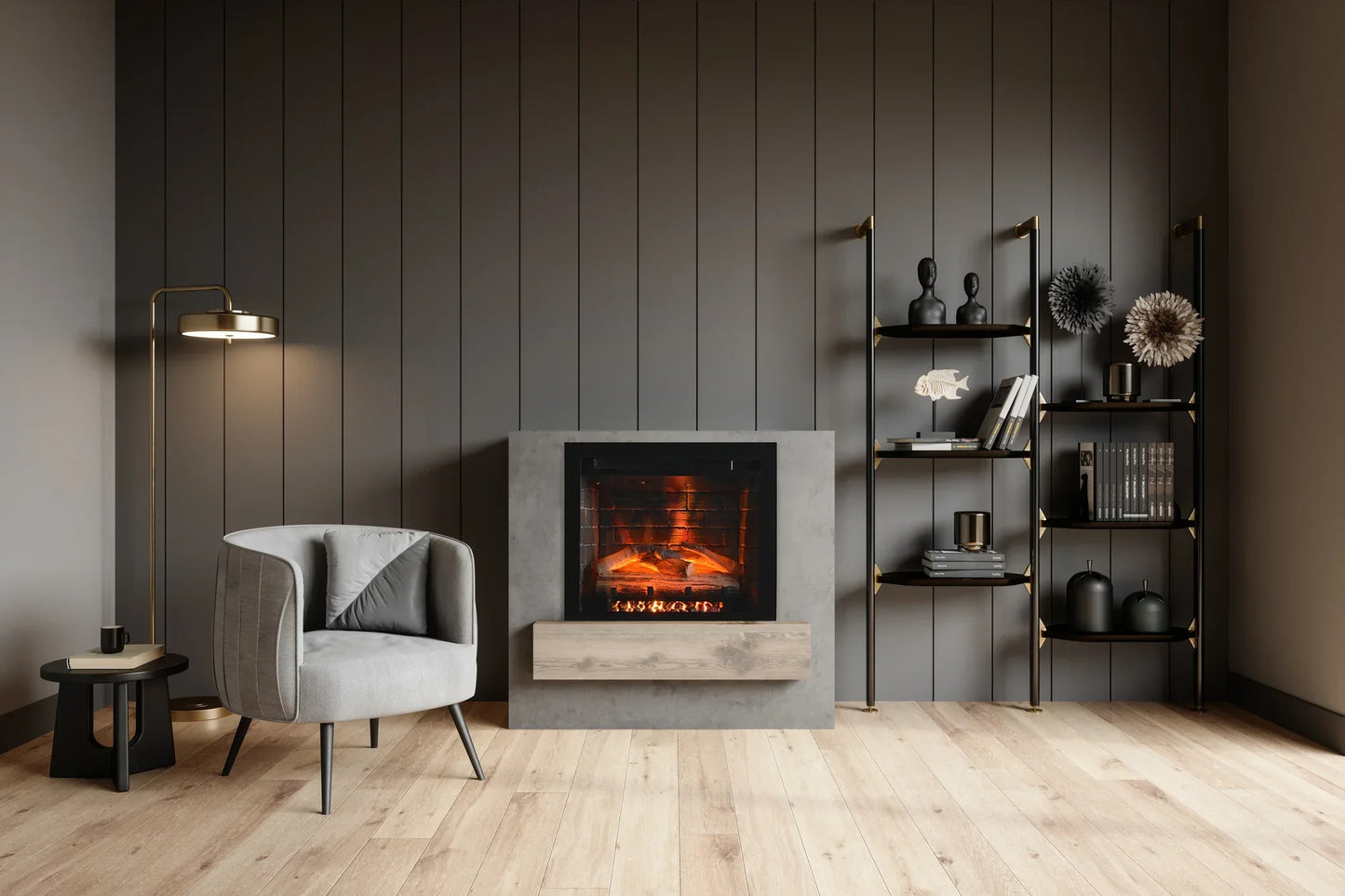 Amantii Fire & Ice Classic Edition 30" WiFi Enabled Built-in Electric Fireplace Insert | CE30