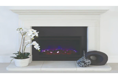 Zero Clearance 31" Built-In Electric fireplaceWith Square Surround