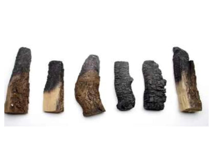 Amantii 6 Piece Fire logs with LED Lights inside