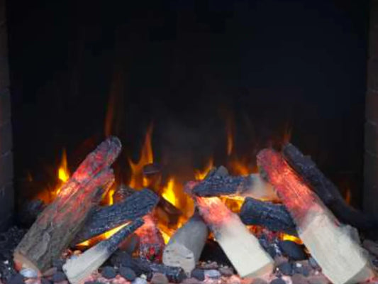 Amantii 6 Piece Fire logs with LED Lights inside