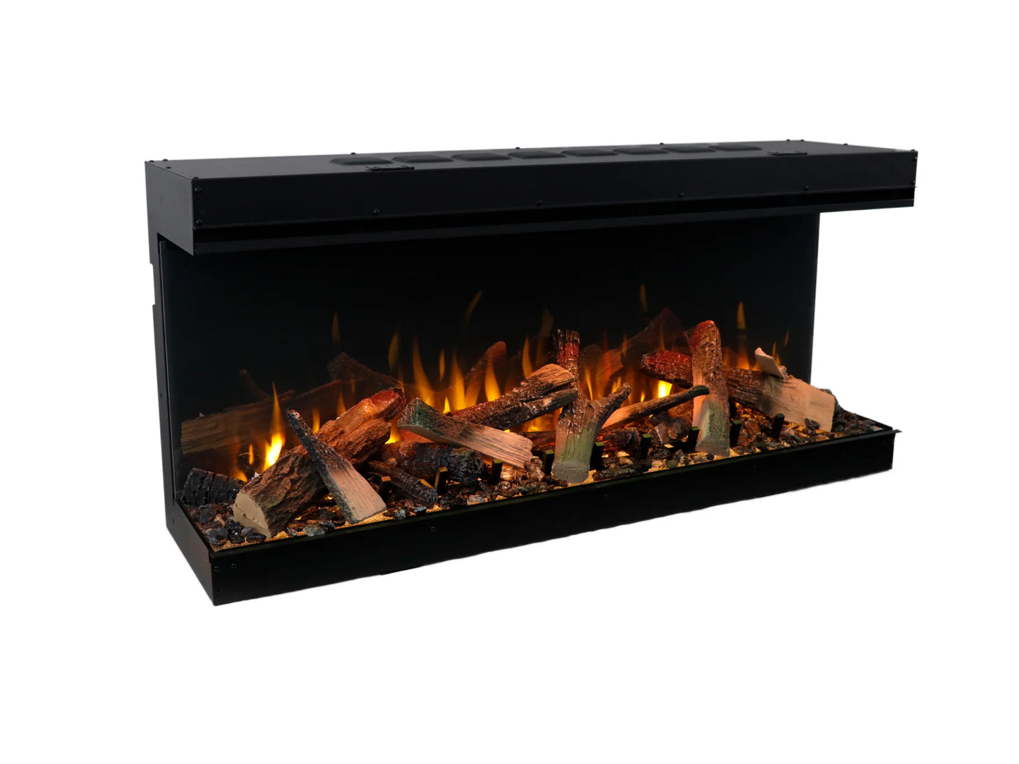 Amantii Fire Ice LumaForest 3-Sided WiFi-Enabled Built-in Electric Fireplace