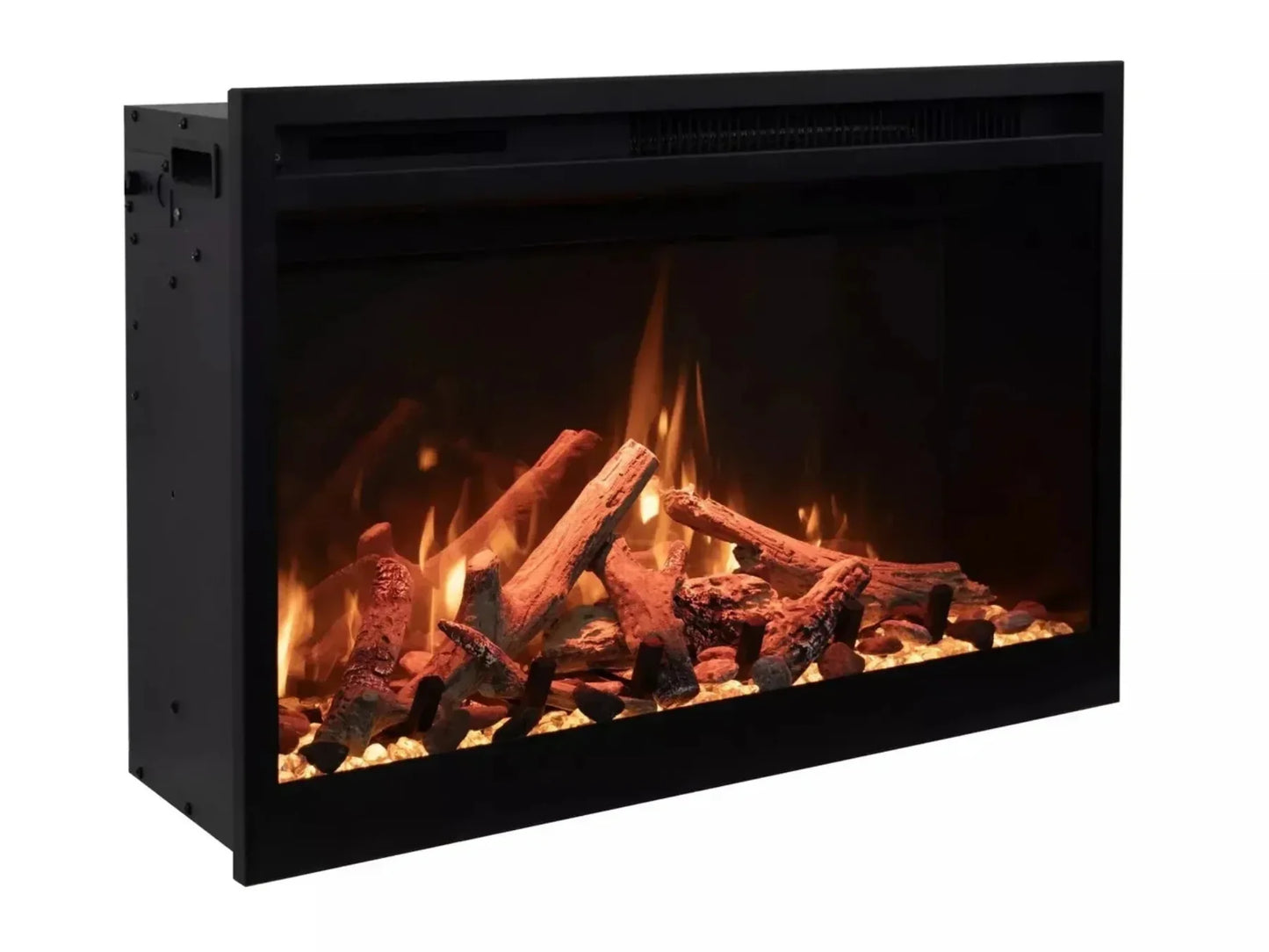 Amantii Fire Ice Rusticstone 30 Indoor Smart Built-in Electric Fireplace