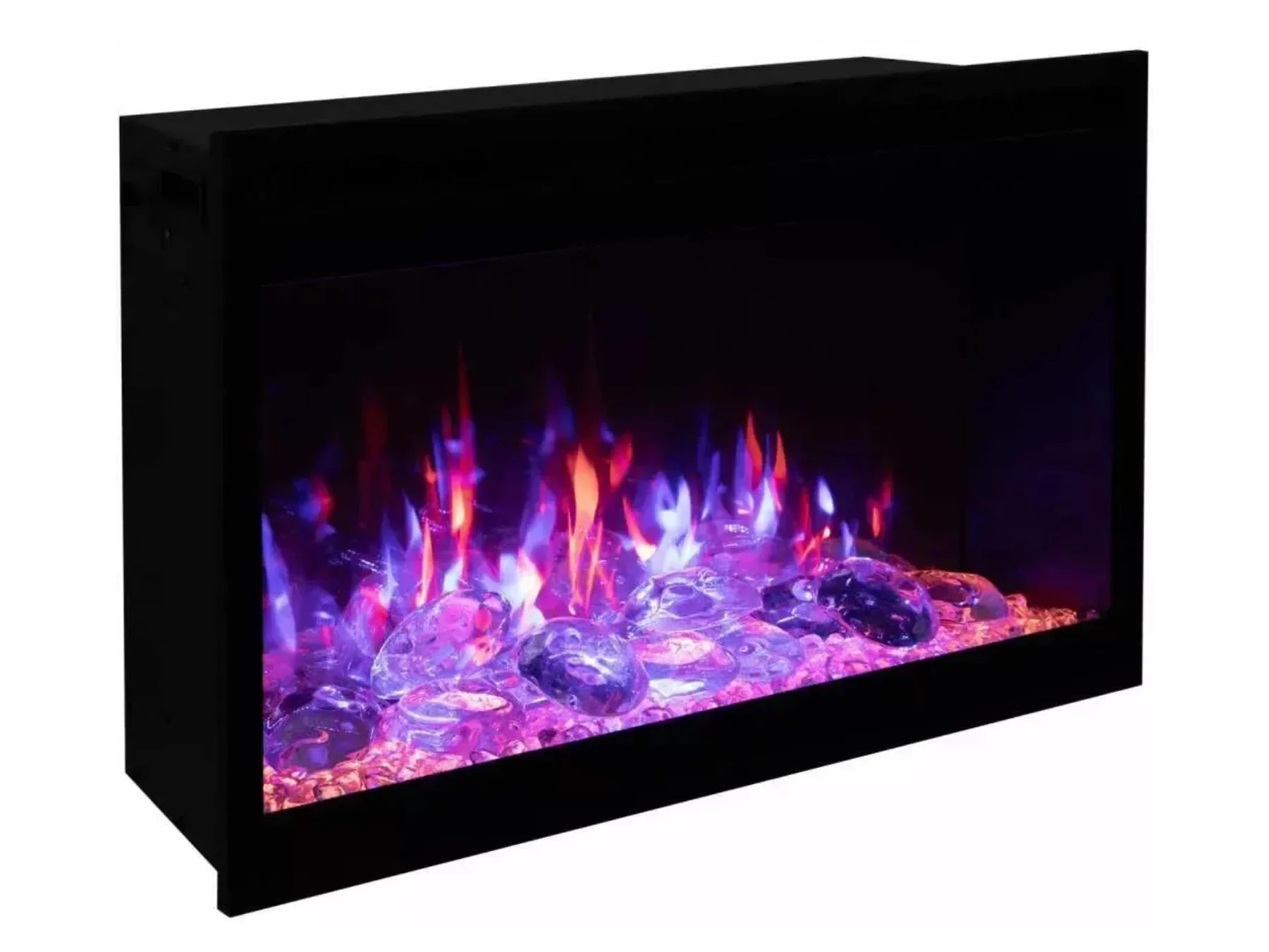 Amantii Fire Ice Rusticstone 30 Indoor Smart Built-in Electric Fireplace