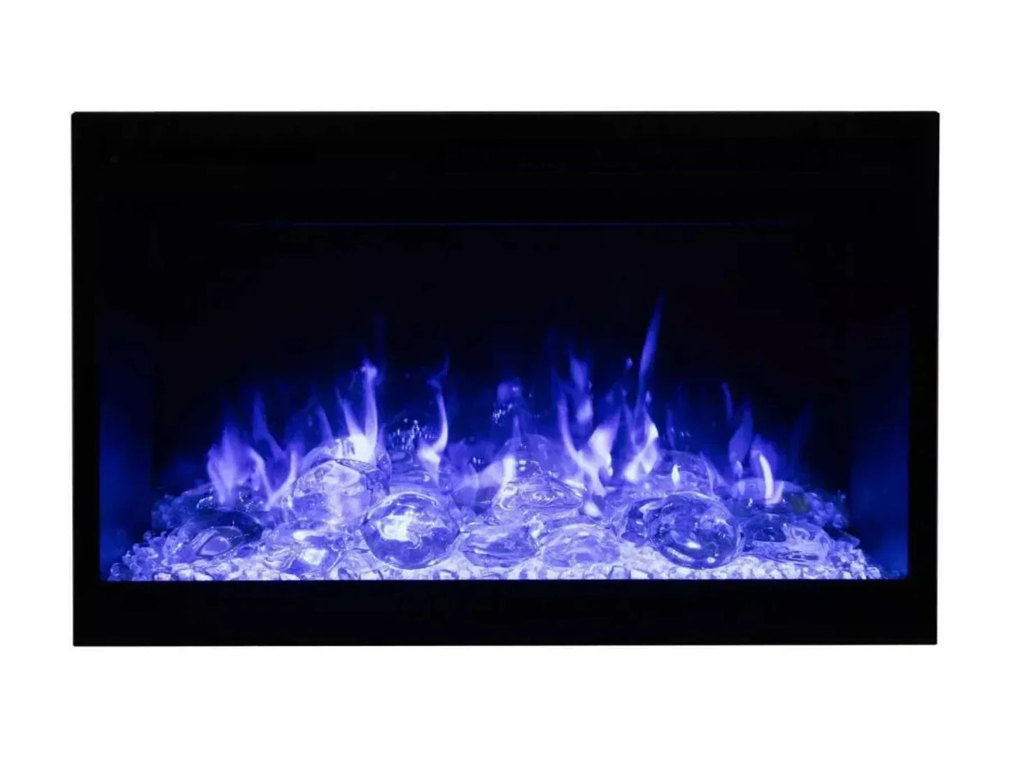 Amantii Fire Ice Rusticstone 30 Indoor Smart Built-in Electric Fireplace