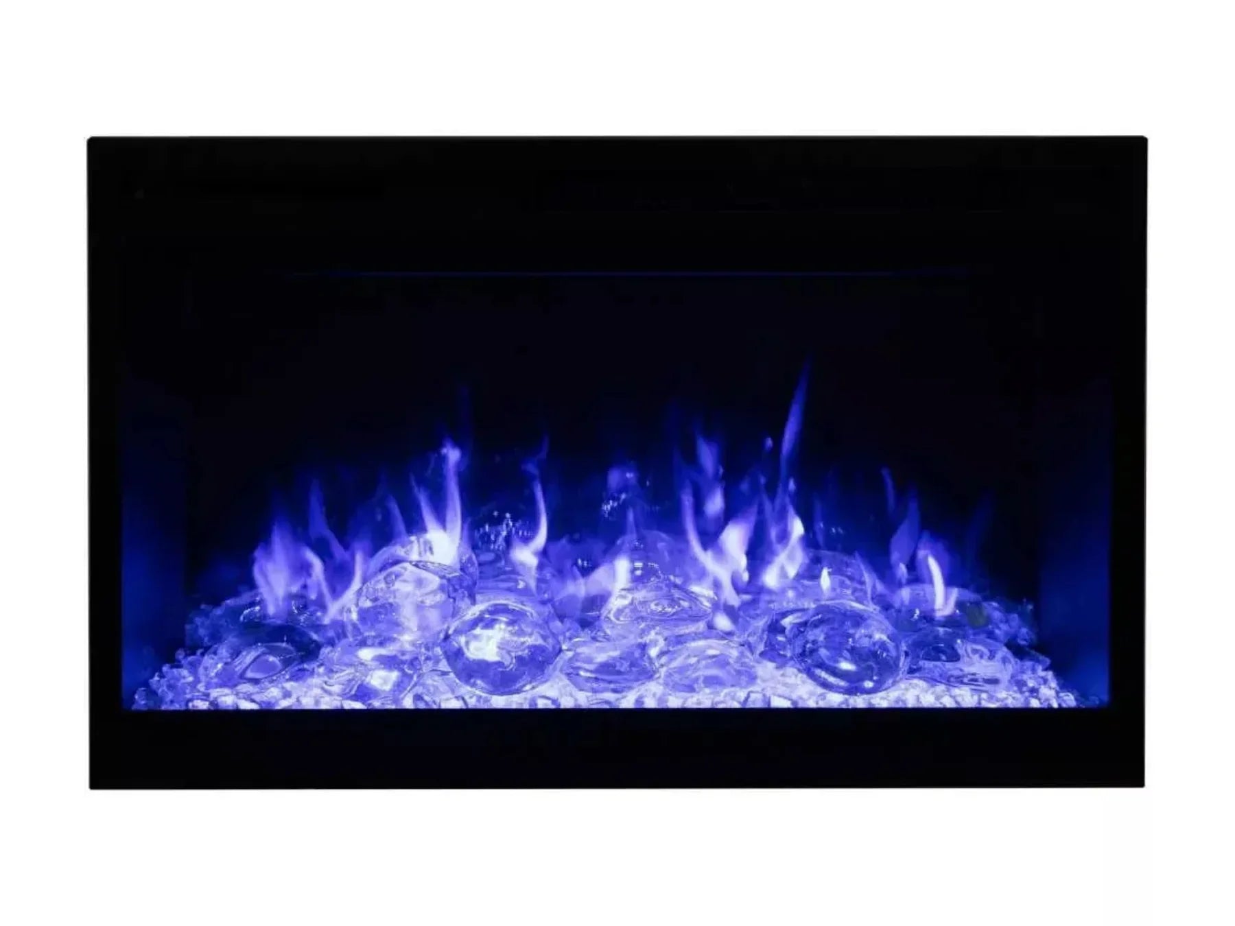Amantii Fire Ice Rusticstone 30 Indoor Smart Built-in Electric Fireplace