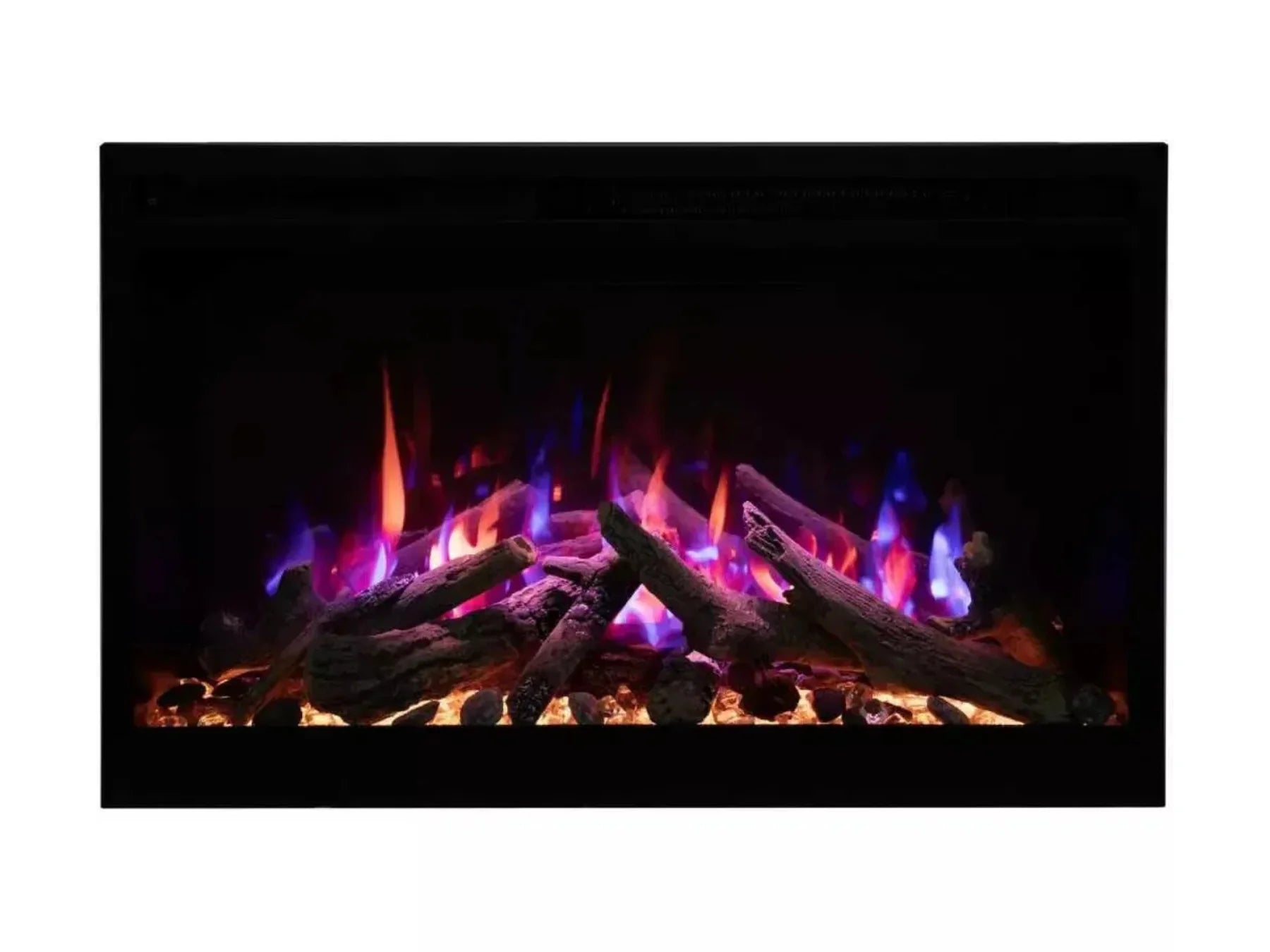Amantii Fire Ice Rusticstone 30 Indoor Smart Built-in Electric Fireplace