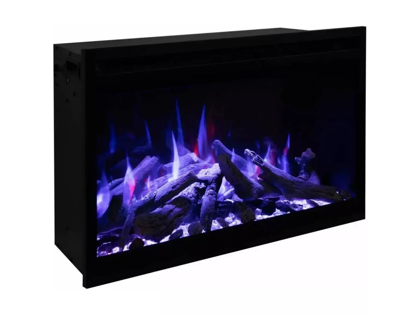 Amantii Fire Ice Rusticstone 30 Indoor Smart Built-in Electric Fireplace