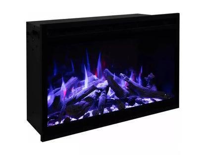 Amantii Fire Ice Rusticstone 30 Indoor Smart Built-in Electric Fireplace