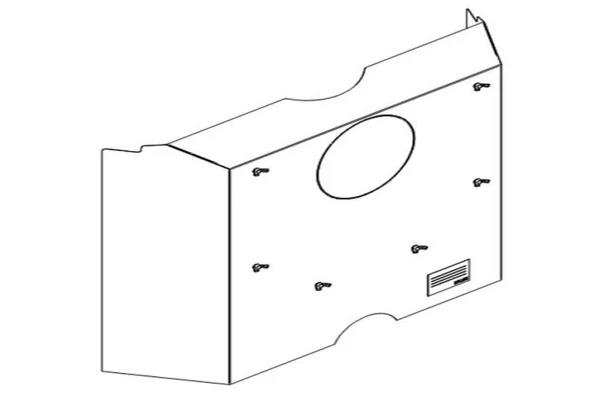 Amantii Sierra Flame Reduce Clearance Heat Shield for Lynwood Wood Stove | 70.02791.000