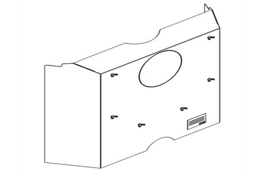 Amantii Sierra Flame Reduce Clearance Heat Shield for Lynwood Wood Stove | 70.02791.000