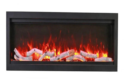 Amantii Symmetry Bespoke 42" Indoor Outdoor Built-In Smart Electric Fireplace | SYM-42-BESPOKE