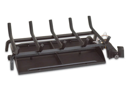 Real Fyre G45 Signature 18/20" See-Thru Direct Vent Propane Gas Triple T Burner System w/ Heavy Duty Grate