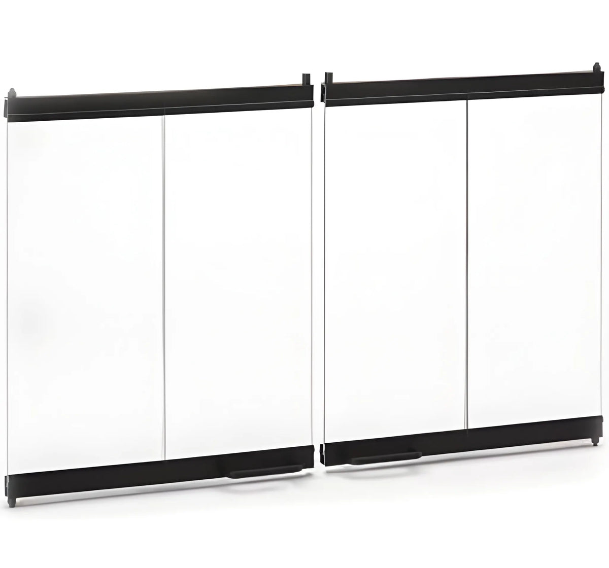 Superior 36" Black Standard Bi-Fold Glass Door for BRT4336, BRT4536 and WRT3036/WCT3036 Fireplaces