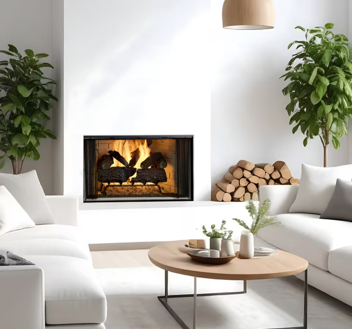 Majestic Royalton 36" Radiant Traditional Wood Burning Fireplace
