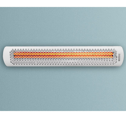Bromic Heating Tungsten Smart-Heat 44" 4000W Series 277v White Electric Outdoor Patio Heater