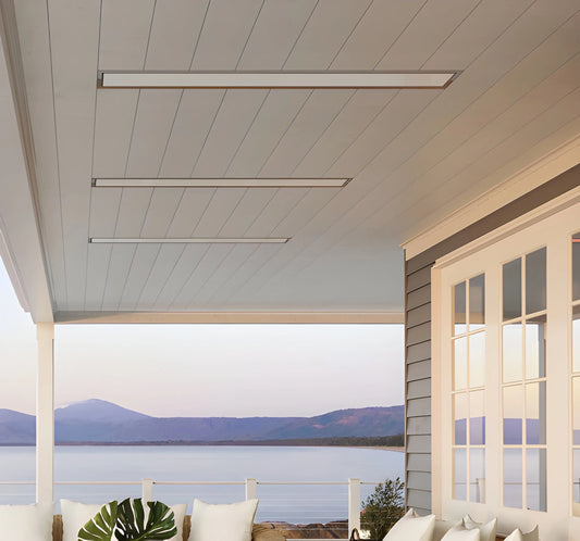 Bromic Heating Platinum Marine Smart-Heat 50" 3400W Series 208v Black Electric Outdoor Patio Heater