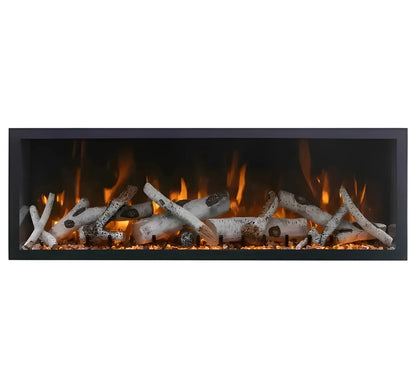 Amantii Panorama Deep & Xtra Tall 40 Inch Built-In Electric Indoor/Outdoor Fireplace