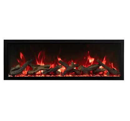 Amantii Panorama Deep & Xtra Tall 40 Inch Built-In Electric Indoor/Outdoor Fireplace