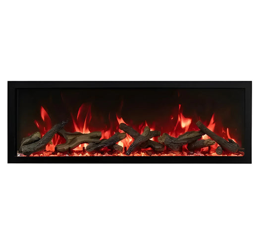 Amantii Panorama Deep & Xtra Tall 40 Inch Built-In Electric Indoor/Outdoor Fireplace