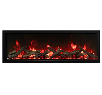 Amantii Panorama Deep & Xtra Tall 40 Inch Built-In Electric Indoor/Outdoor Fireplace