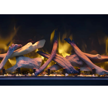 Amantii Panorama Deep & Xtra Tall 40 Inch Built-In Electric Indoor/Outdoor Fireplace