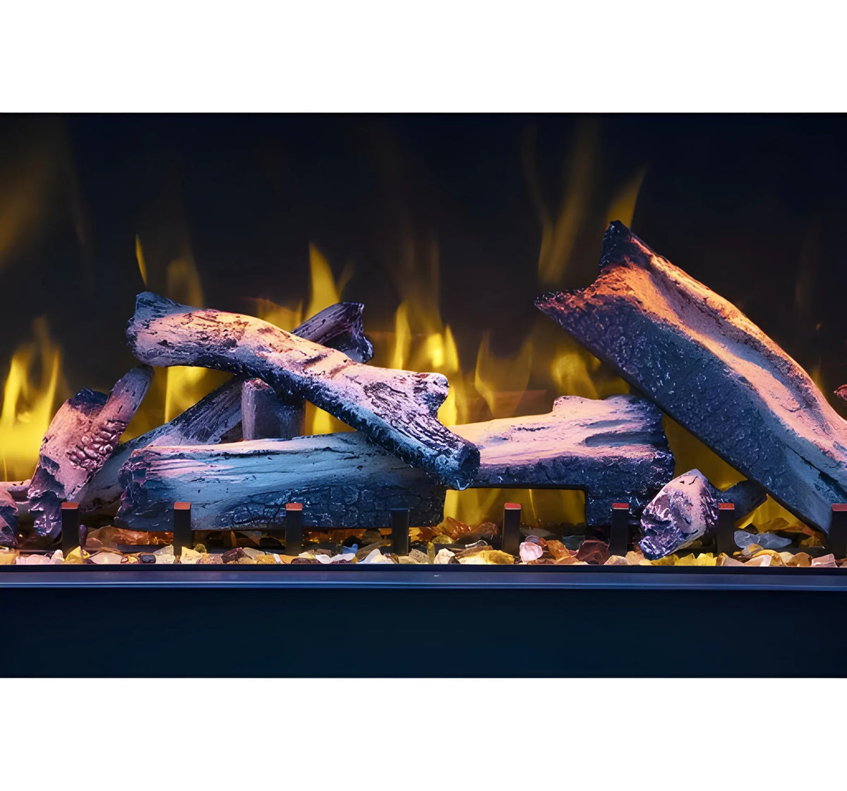 Amantii Panorama Deep & Xtra Tall 40 Inch Built-In Electric Indoor/Outdoor Fireplace