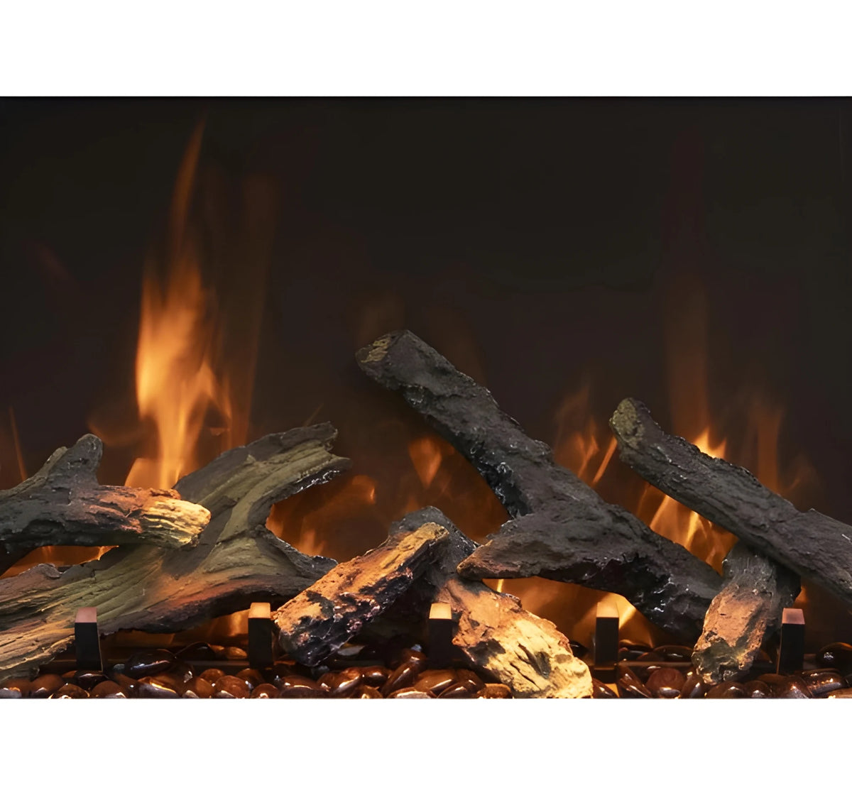 Amantii Panorama Deep & Xtra Tall 40 Inch Built-In Electric Indoor/Outdoor Fireplace