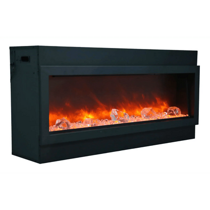 Panorama Deep Xtra Tall Lumina 50" Indoor Outdoor Full View Built-In Smart Electric Fireplace