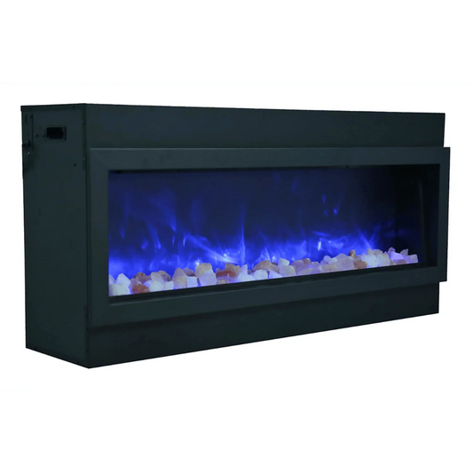 Panorama Deep Xtra Tall Lumina 50" Indoor Outdoor Full View Built-In Smart Electric Fireplace
