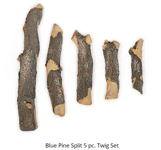 Grand Canyon Blue Pine Split 5 PCS 5 PCS Twig Set Fire Media