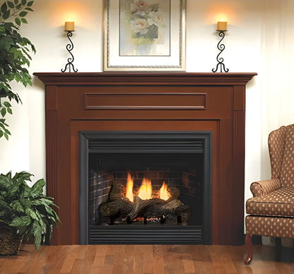 Empire Keystone Deluxe 36" B-Free Gas Fireplace with Millivolt Control and Flush Face