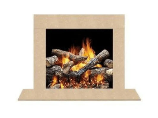 Majestic MBBEEMS2PK1 Beige Marble Set 2 on Single Pack Beige Stone Surround