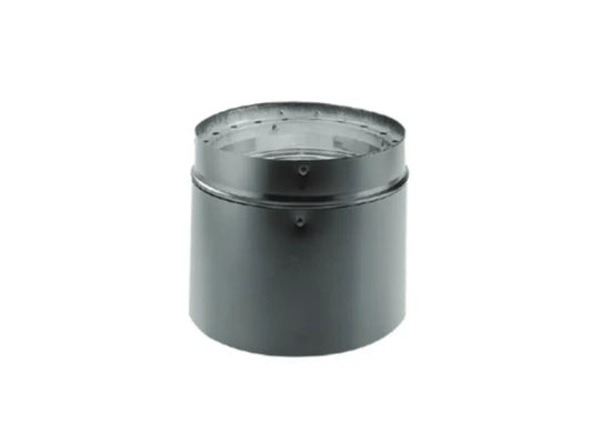 Majestic DV-6DVL-6ADJ DVL 6" x 6" Black Adjustable Double-Wall Pipe