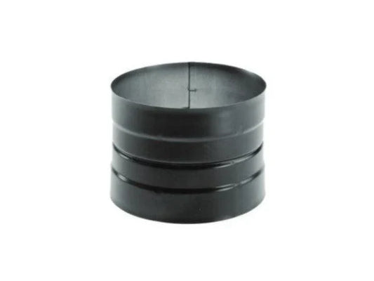 Majestic DV-6DBK-ADDB 6" DuraBlack Black Double-Skirted Stovetop Adapter