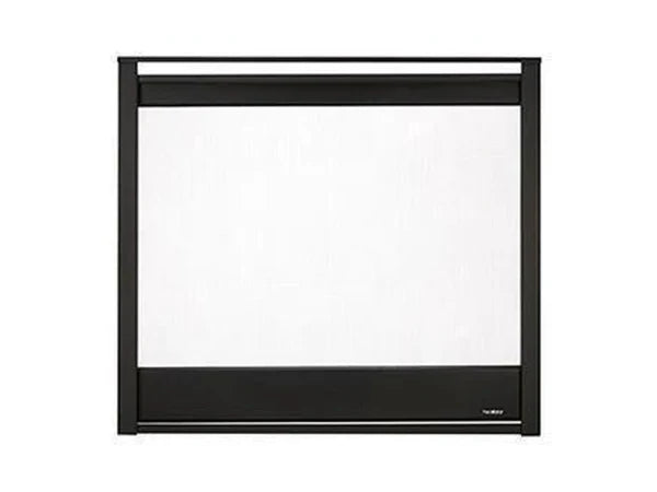 Majestic Black Firescreen Front for Corner Gas Fireplace