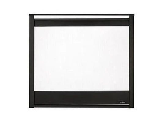 Majestic Black Firescreen Front for Corner Gas Fireplace